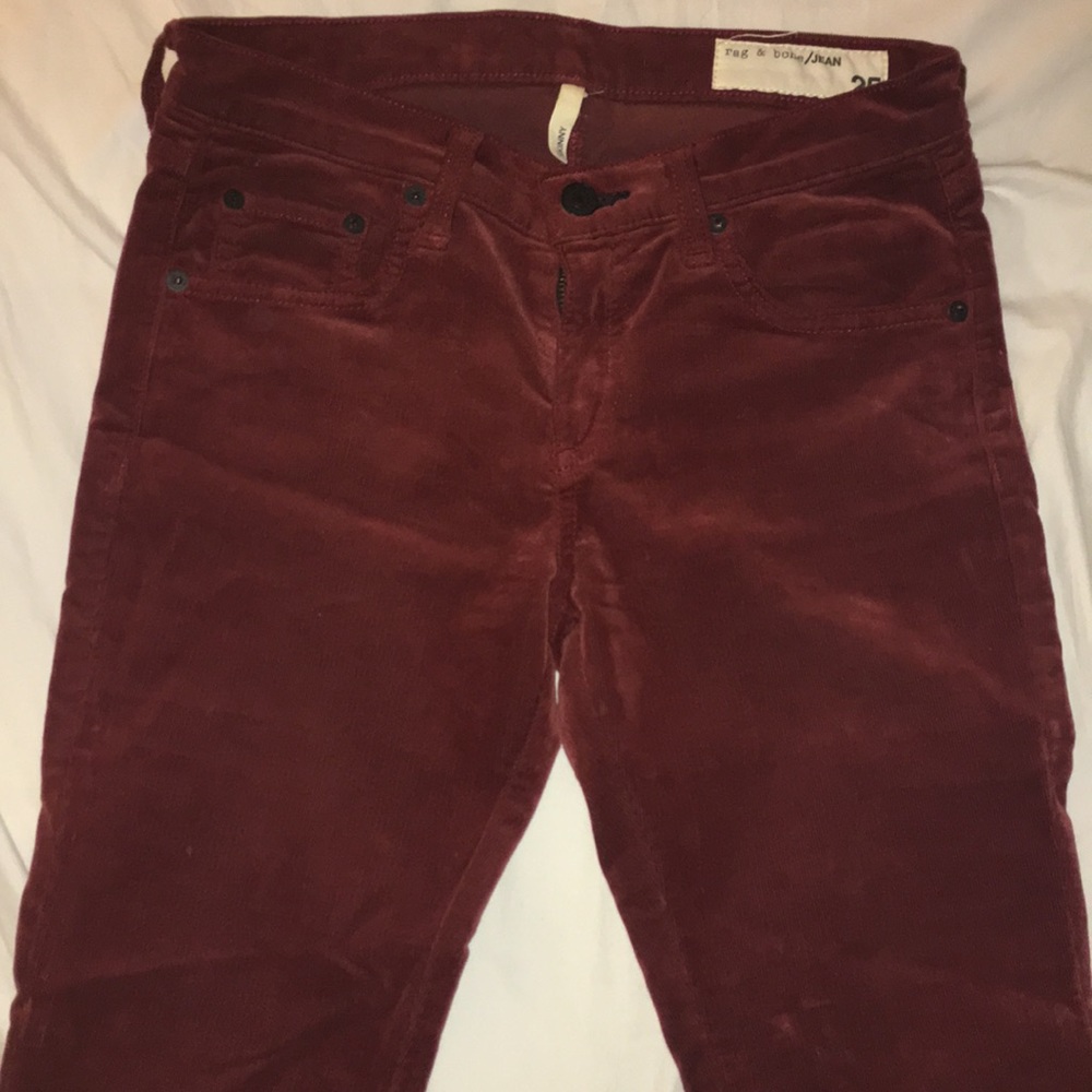 Corduroy rag & bone skinny jean